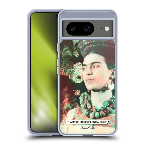 Frida Kahlo Portraits And Quotes Muse Soft Gel Case for Google Pixel 8