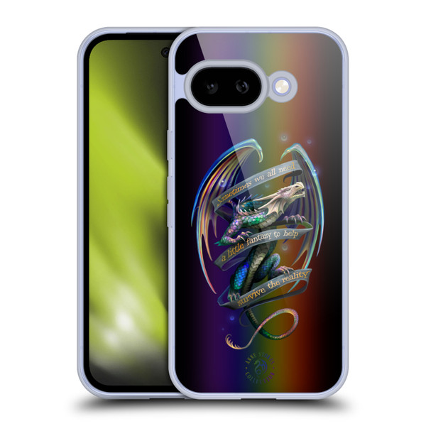 Anne Stokes Dragon Fantasy Survive The Reality Soft Gel Case for Google Pixel 9A
