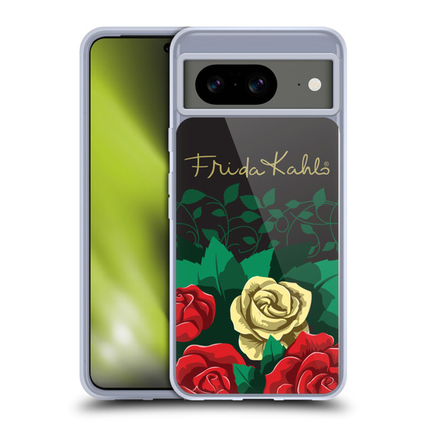 Frida Kahlo Roses Blooms Soft Gel Case for Google Pixel 8