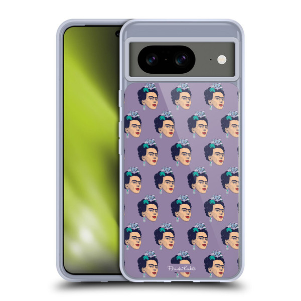 Frida Kahlo Sketch Pattern Soft Gel Case for Google Pixel 8