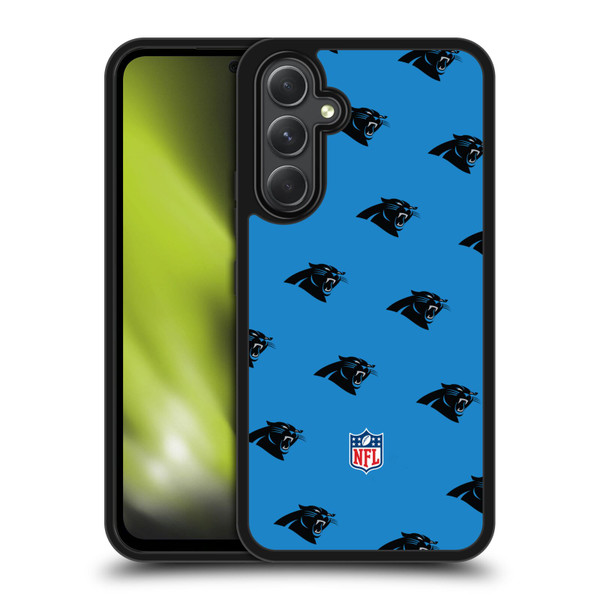 NFL Carolina Panthers Artwork Patterns Gel Armour Case For Samsung Galaxy A54 5G