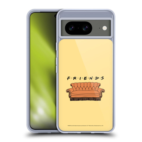 Friends TV Show Iconic Couch Soft Gel Case for Google Pixel 8