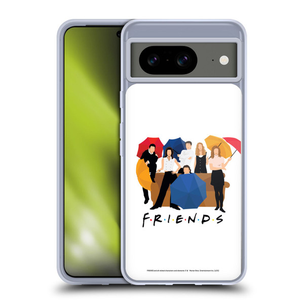 Friends TV Show Key Art Logo Opening Sequence Soft Gel Case for Google Pixel 8
