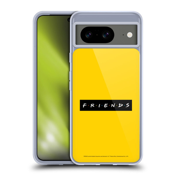 Friends TV Show Logos Pattern Soft Gel Case for Google Pixel 8