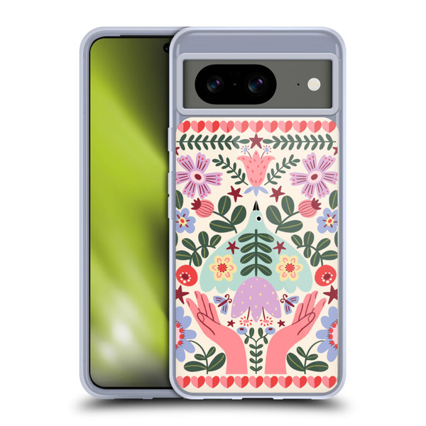 Gabriela Thomeu Floral Folk Flora Soft Gel Case for Google Pixel 8