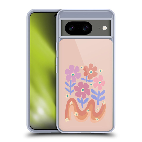 Gabriela Thomeu Retro 70s Floral Soft Gel Case for Google Pixel 8