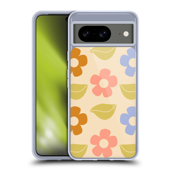 Gabriela Thomeu Retro Flower Vibe Vintage Pattern Soft Gel Case for Google Pixel 8