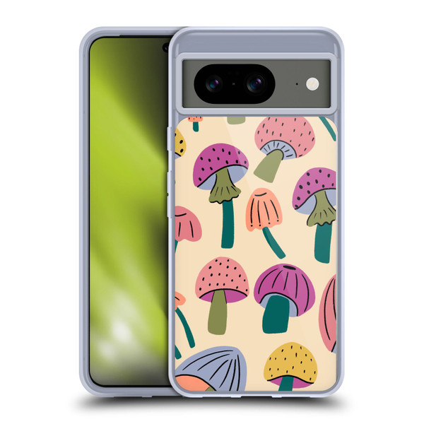 Gabriela Thomeu Retro Magic Mushroom Soft Gel Case for Google Pixel 8