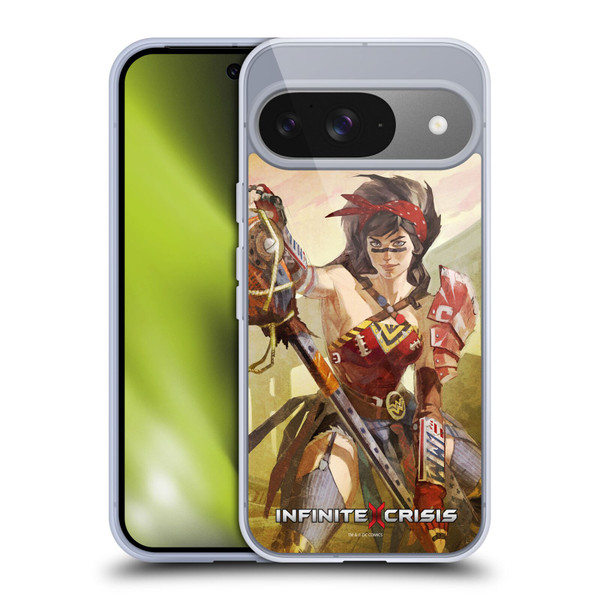 Infinite Crisis Characters Atomic Wonder Woman Soft Gel Case for Google Pixel 9 / Pixel 9 Pro