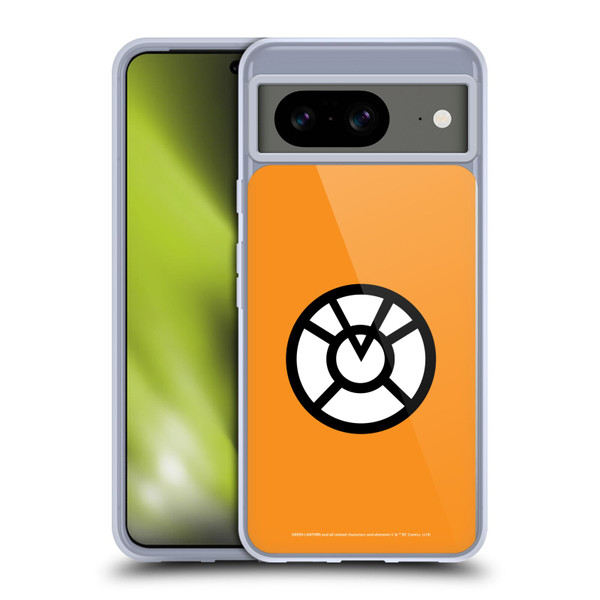 Green Lantern DC Comics Lantern Corps Orange Soft Gel Case for Google Pixel 8