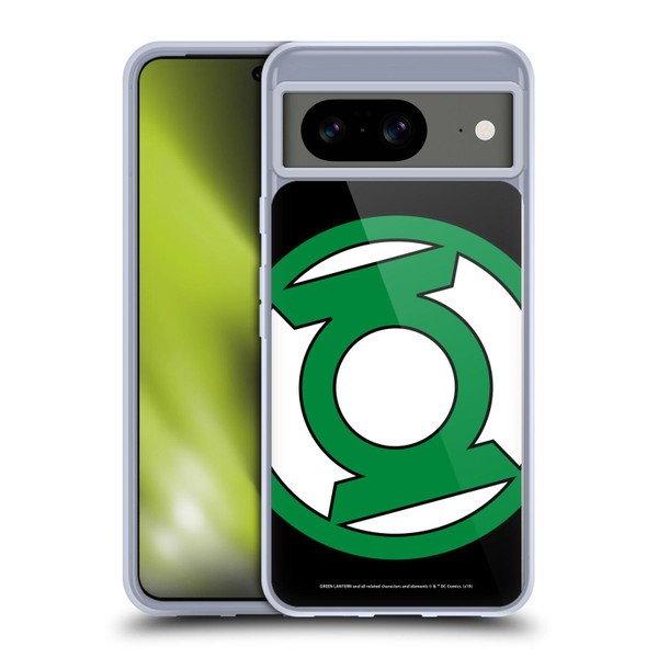 Green Lantern DC Comics Logos Oversized Soft Gel Case for Google Pixel 8