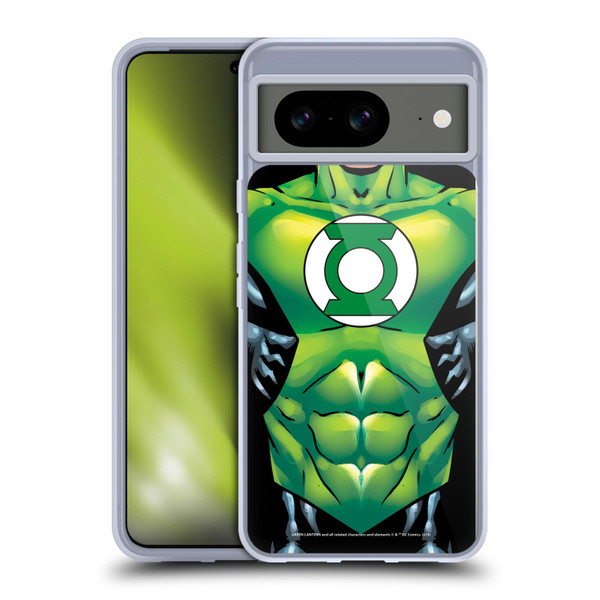 Green Lantern DC Comics Logos Uniform Soft Gel Case for Google Pixel 8