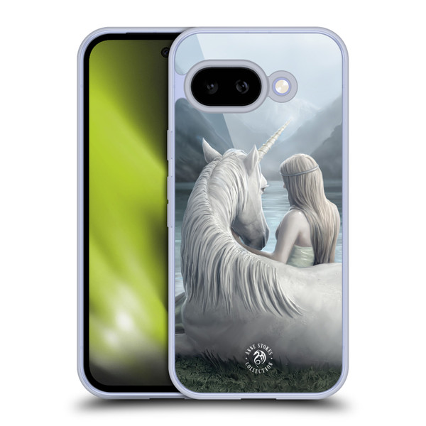 Anne Stokes Fantasy Characters Beyond Words Unicorn Soft Gel Case for Google Pixel 9A