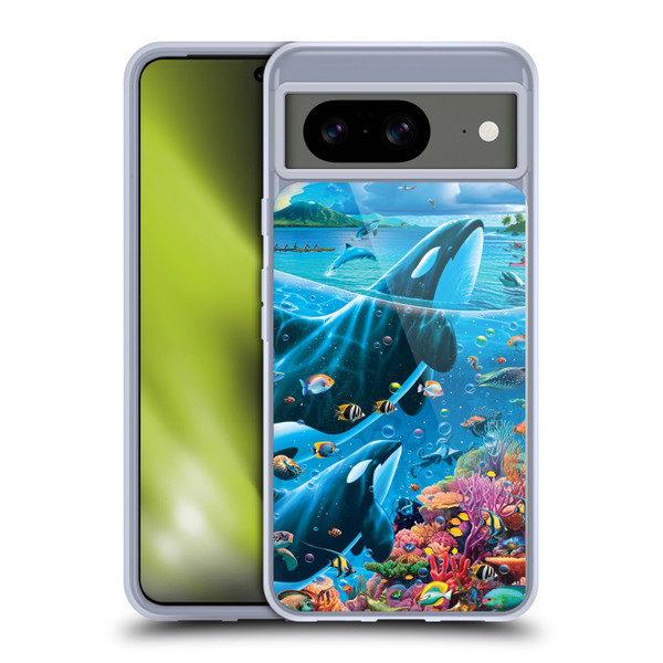 Michael David Ward Animals Sea Tales Soft Gel Case for Google Pixel 8