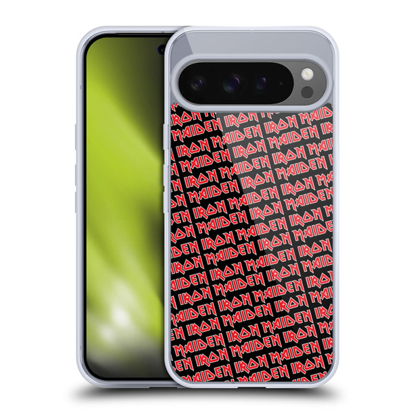 Iron Maiden Graphics Logo Pattern Soft Gel Case for Google Pixel 9 Pro XL