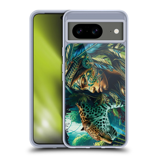 Michael David Ward Psychedelic Art Spirit Soft Gel Case for Google Pixel 8