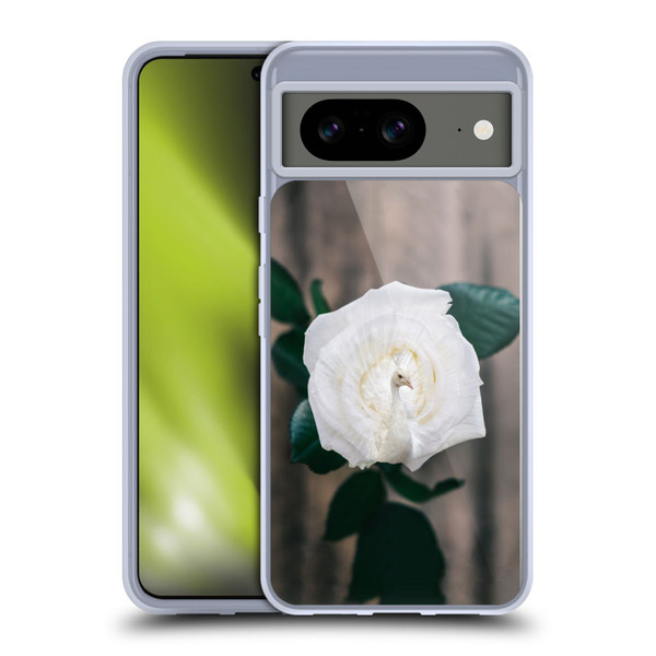 Pixelmated Animals Surreal Pets Peacock Rose Soft Gel Case for Google Pixel 8