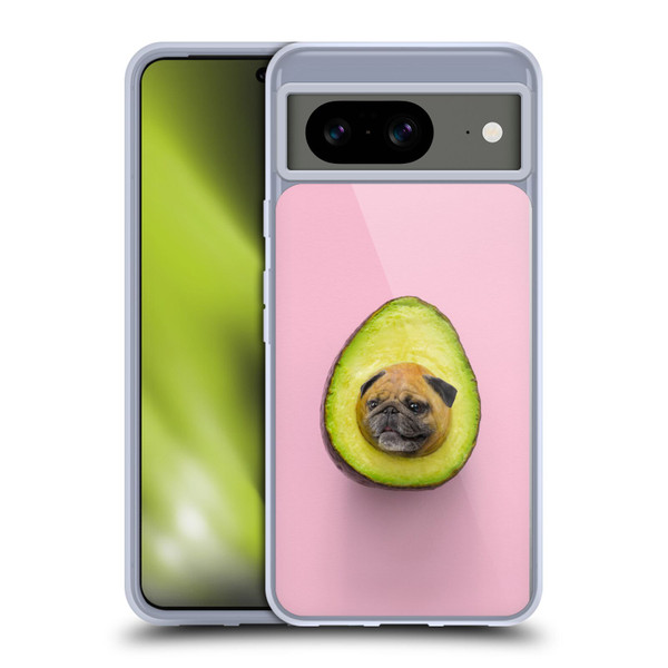 Pixelmated Animals Surreal Pets Pugacado Soft Gel Case for Google Pixel 8