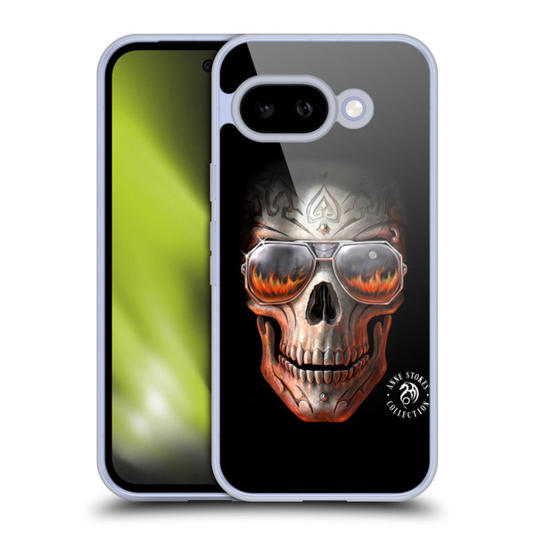 Anne Stokes Fire Tribal Skull Soft Gel Case for Google Pixel 9A
