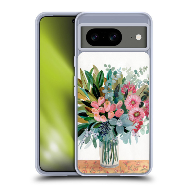 Suzanne Allard Floral Graphics Magnolia Surrender Soft Gel Case for Google Pixel 8