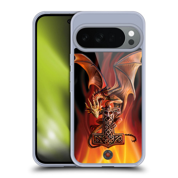 Anne Stokes Guardian Dragons God's Hammer Soft Gel Case for Google Pixel 10