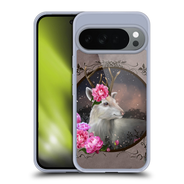 Ash Evans Animals White Deer Soft Gel Case for Google Pixel 10