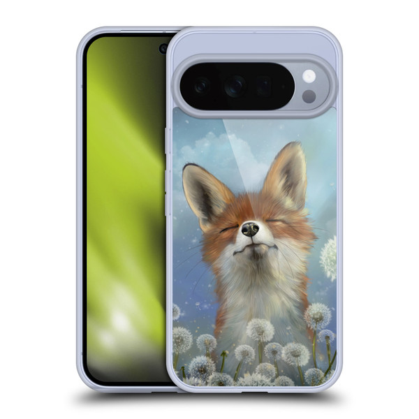 Ash Evans Animals Dandelion Fox Soft Gel Case for Google Pixel 10 Pro XL