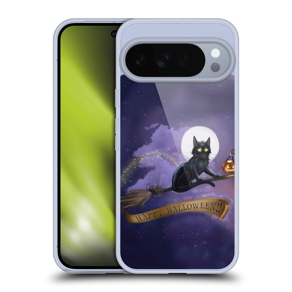 Ash Evans Black Cats Happy Halloween Soft Gel Case for Google Pixel 10 Pro XL