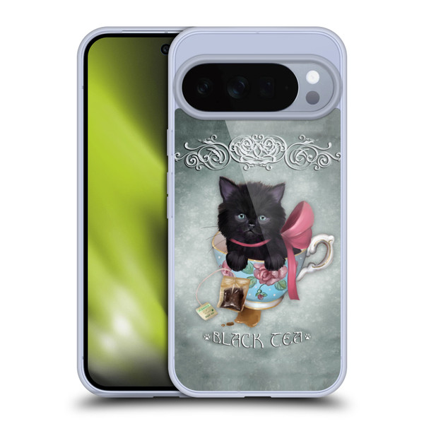 Ash Evans Black Cats Tea Soft Gel Case for Google Pixel 10 Pro XL