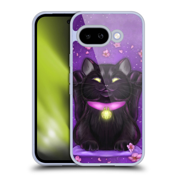 Ash Evans Black Cats Lucky Soft Gel Case for Google Pixel 9A