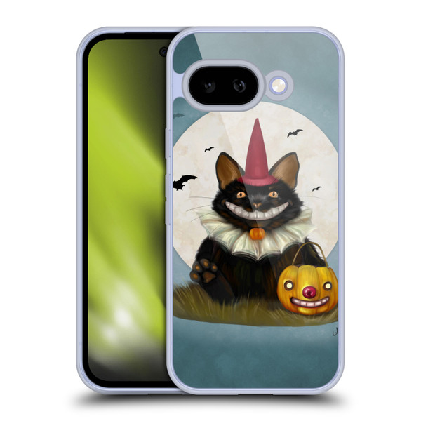 Ash Evans Black Cats 2 Halloween Cat Soft Gel Case for Google Pixel 9A