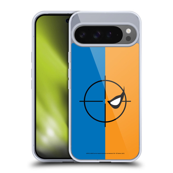 Justice League DC Comics Deathstroke Comic Art Logo Soft Gel Case for Google Pixel 9 Pro XL