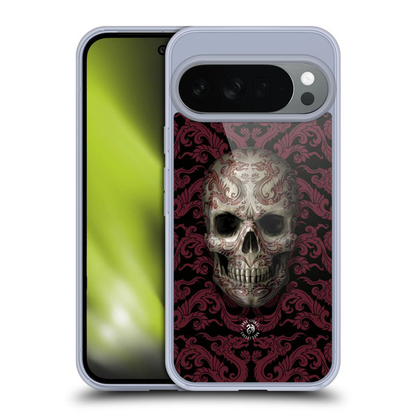 Anne Stokes Oriental Skull Dragon Swirl Pattern Soft Gel Case for Google Pixel 10