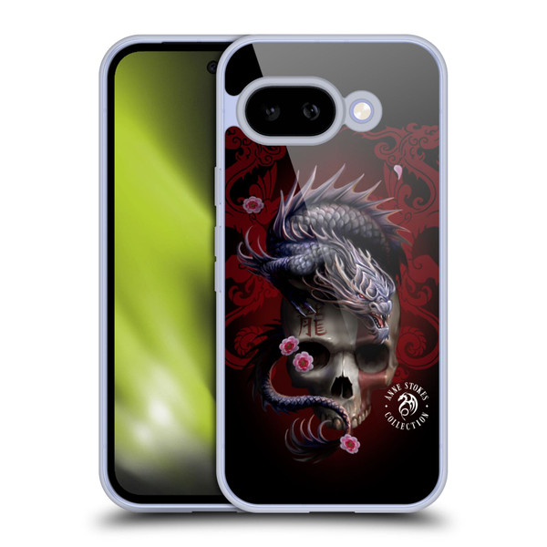 Anne Stokes Oriental Skull Red Dragon Swirls Soft Gel Case for Google Pixel 9A