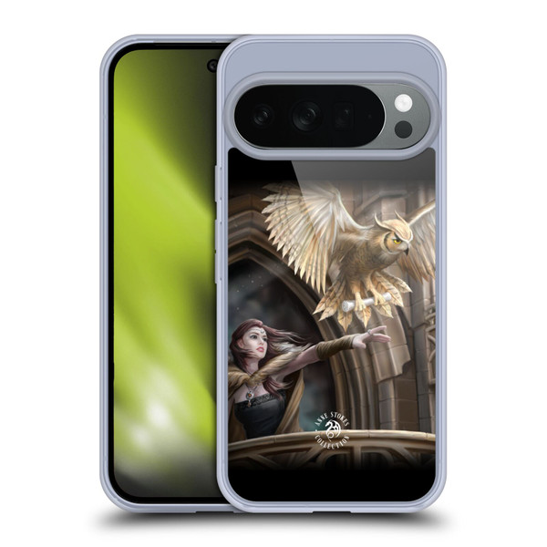 Anne Stokes Owls Messenger Soft Gel Case for Google Pixel 10