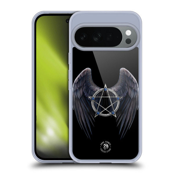 Anne Stokes Raven Winged Pentagram Soft Gel Case for Google Pixel 10