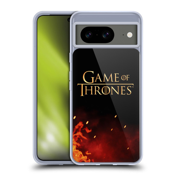 HBO Game of Thrones Key Art Logo Soft Gel Case for Google Pixel 8