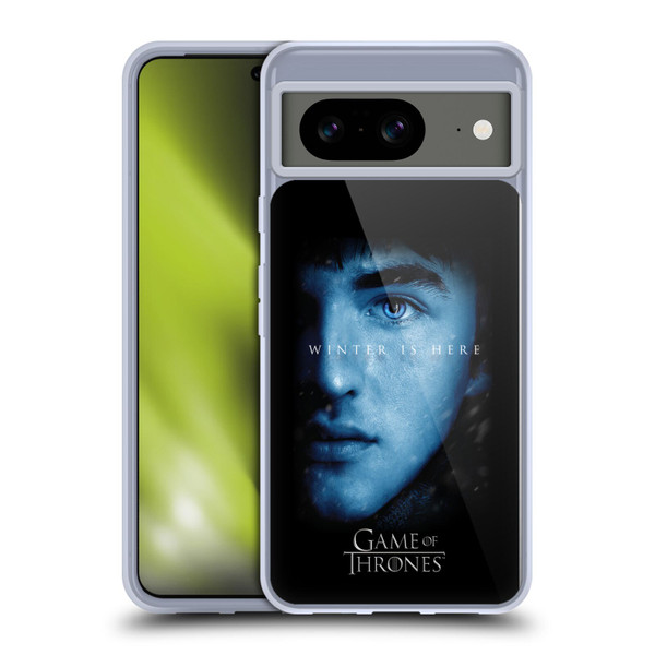 HBO Game of Thrones Winter Is Here Bran Stark Soft Gel Case for Google Pixel 8
