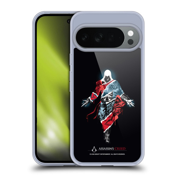 Assassin's Creed Legacy Character Artwork Double Exposure Soft Gel Case for Google Pixel 10