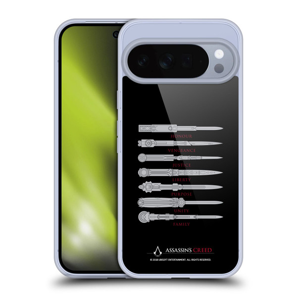 Assassin's Creed Legacy Typography Blades Soft Gel Case for Google Pixel 10 Pro XL
