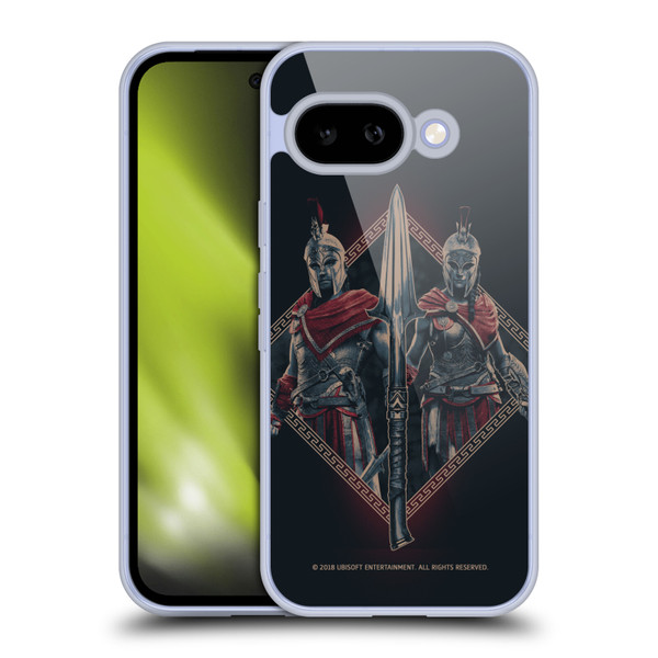 Assassin's Creed Odyssey Artwork Alexios And Kassandra Soft Gel Case for Google Pixel 9A