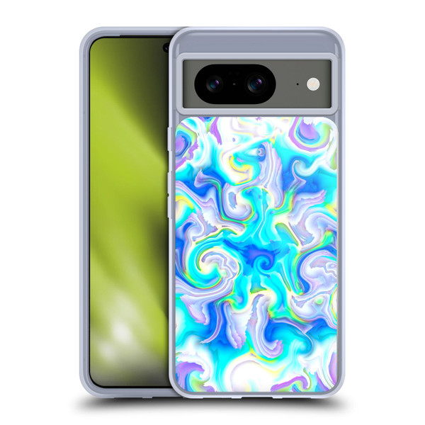 Haroulita Liquid Marble Aquatic Soft Gel Case for Google Pixel 8