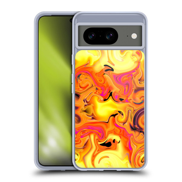 Haroulita Liquid Marble Warm Breeze Soft Gel Case for Google Pixel 8