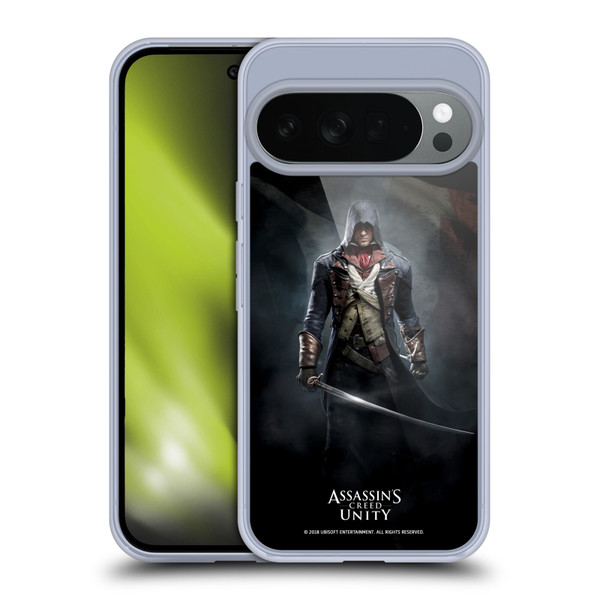 Assassin's Creed Unity Key Art Arno Dorian Sword Soft Gel Case for Google Pixel 10