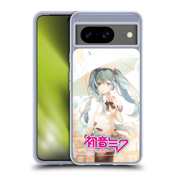 Hatsune Miku Graphics Rain Soft Gel Case for Google Pixel 8
