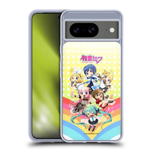 Hatsune Miku Virtual Singers Rainbow Soft Gel Case for Google Pixel 8