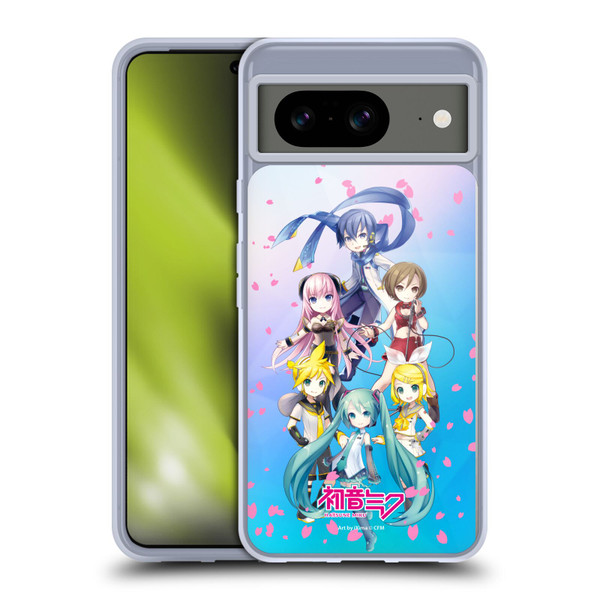 Hatsune Miku Virtual Singers Sakura Soft Gel Case for Google Pixel 8