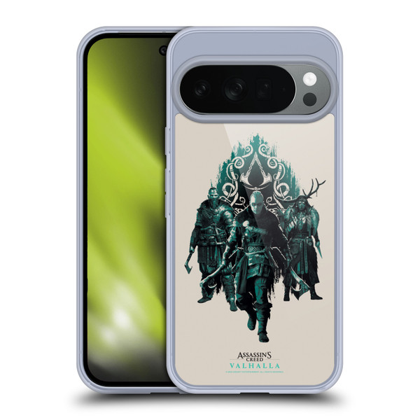 Assassin's Creed Valhalla Compositions And Patterns Carvings And Paint Soft Gel Case for Google Pixel 10