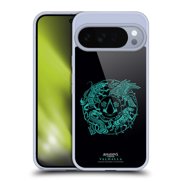 Assassin's Creed Valhalla Compositions And Patterns Animals Crest Soft Gel Case for Google Pixel 10 Pro XL