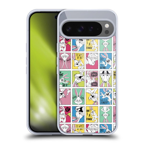 Looney Tunes Bugs Bunny Comics Soft Gel Case for Google Pixel 9 Pro XL